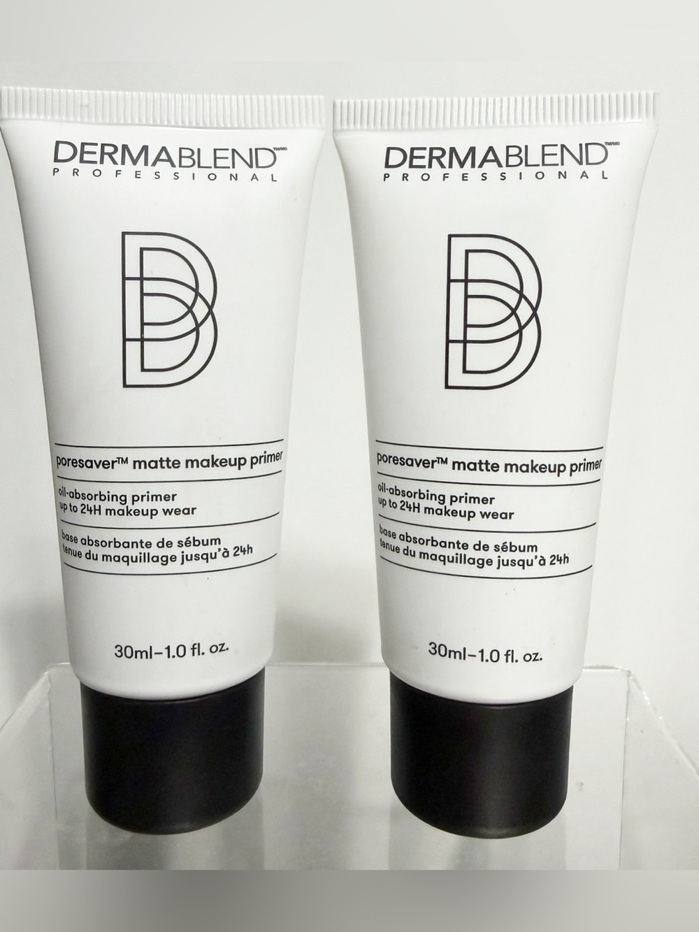 2 x Dermablend Professional Poresaver Matte Makeup Primer 30mL - New / Sealed